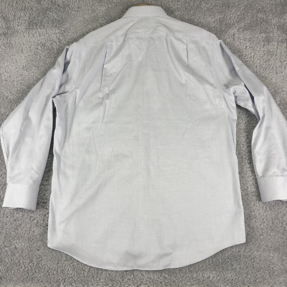 Charles Tyrwhitt Dress Shirt Men's 16.5 - 35 Slim Fit Grey White Spread Collar - Picture 10 of 10